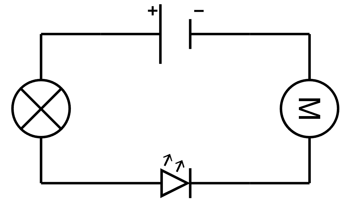 Schéma circuit en série avancé